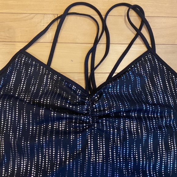 Boston Proper Black/Gold Metallic Tank - Picture 2 of 7